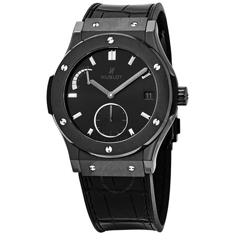 hublot classic fusion power reserve all black price